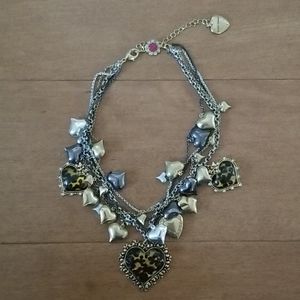 Betsey Johnson Leopard print Necklace